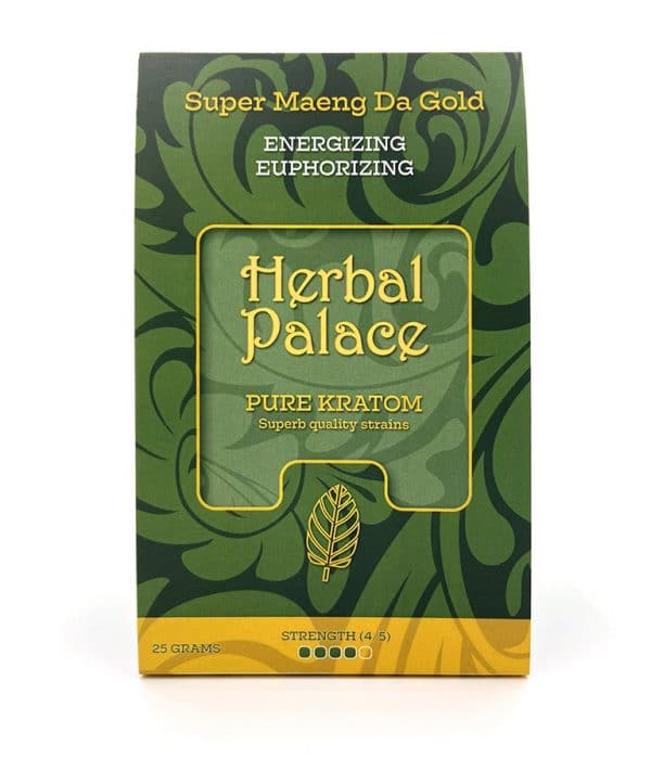 Maeng Da Gold Kratom van Herbal Palace - Energie en euforie